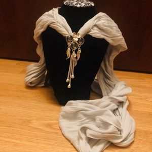 Jewelry Charm Scarf by Alirina